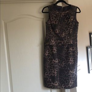 Ann’s Klein Leopard Print Dress #0022